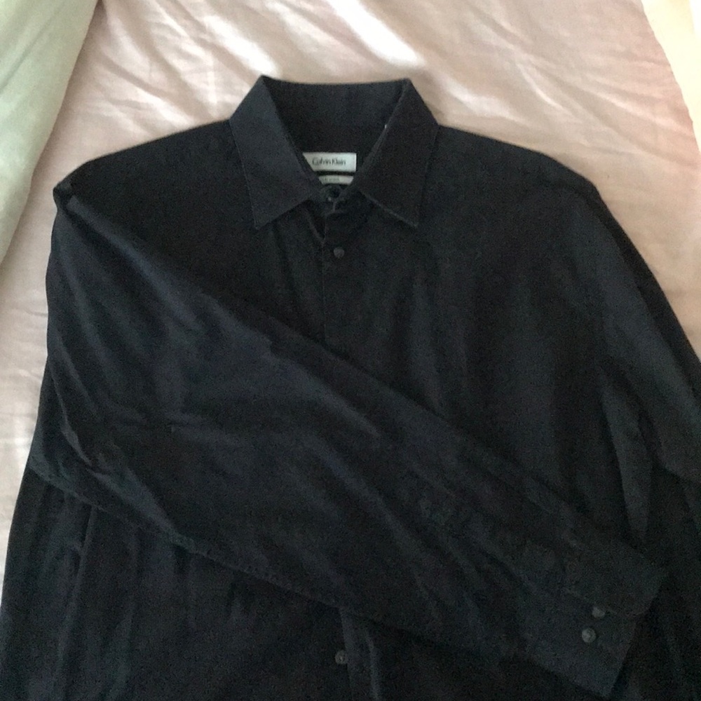 Calvin Klein black dress shirt
